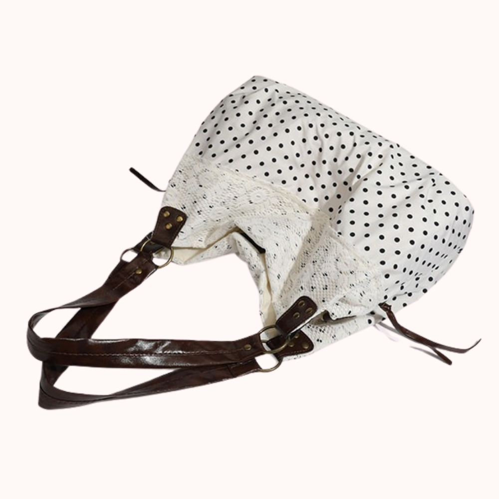 Nivoria Polka Dot Shoulder Bag for Women | Asverra