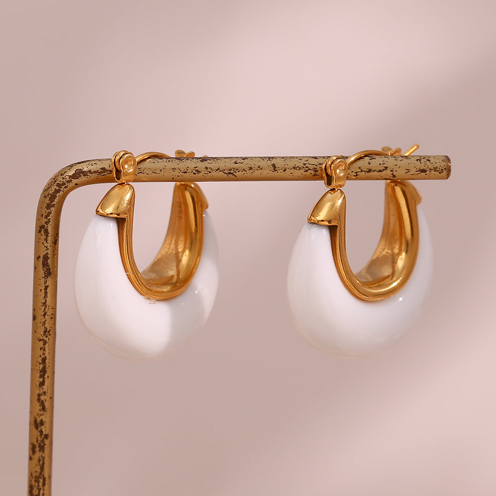 Asverra Cerchio Horseshoe Earrings