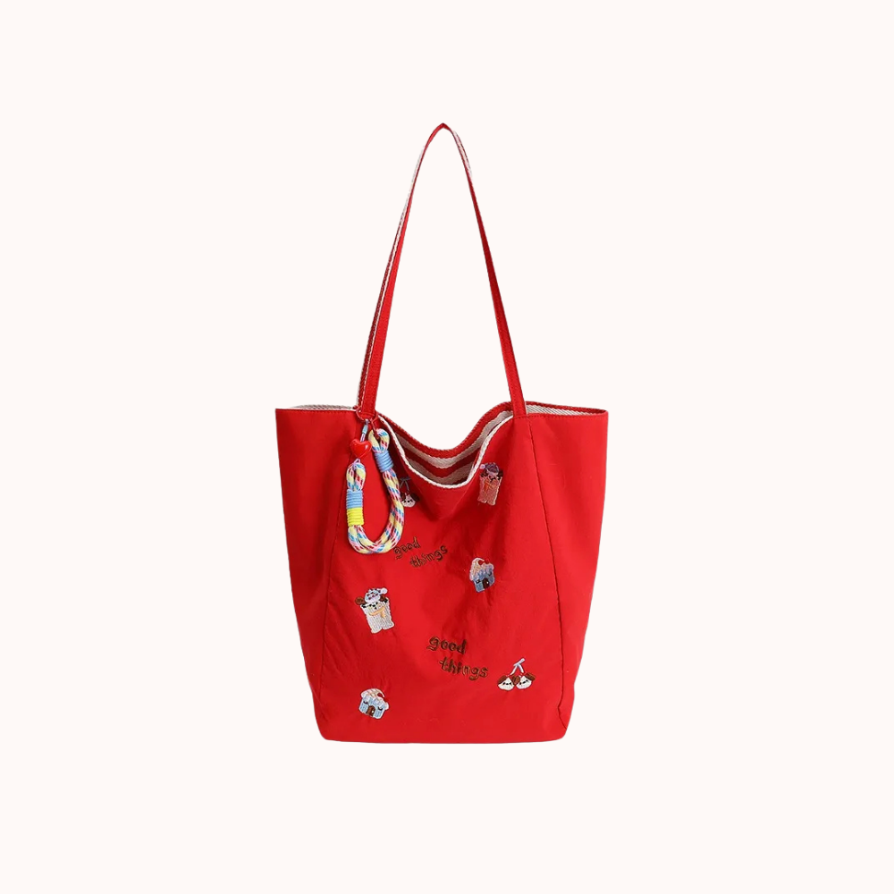 Fioratta Embroidered Tote Bag for Women | Asverra