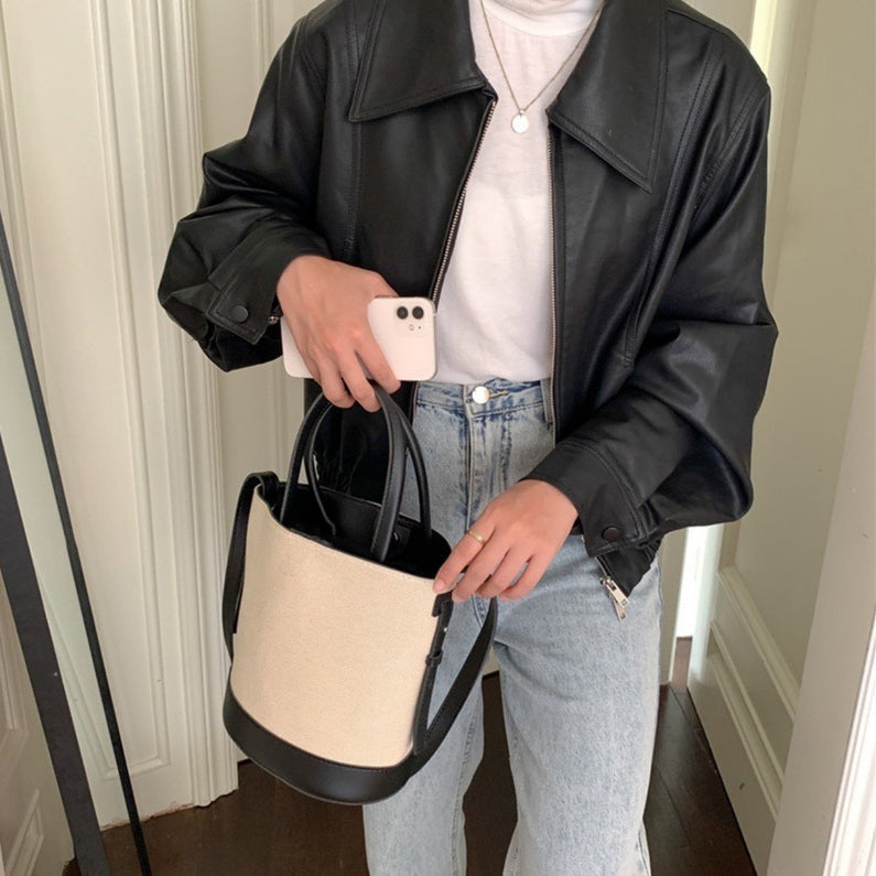 Asverra Serah Crossbody Bucket Bag