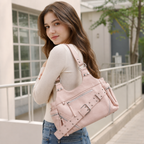 Valmira Studded Shoulder Bag for Women | Asverra