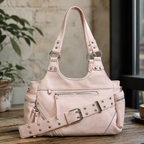 Valmira Studded Shoulder Bag for Women | Asverra