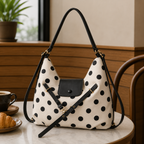 Dottara Polka Dot Shoulder Bag for Women | Asverra