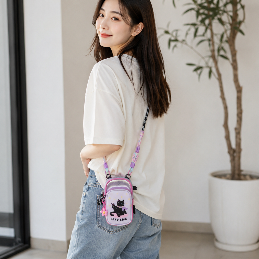 Kivoria Cartoon Mini Phone Bag for Women | Asverra