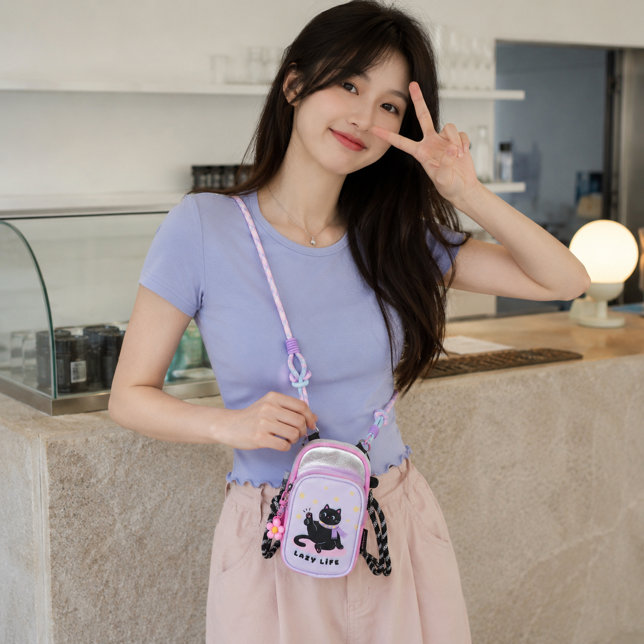 Kivoria Cartoon Mini Phone Bag for Women | Asverra