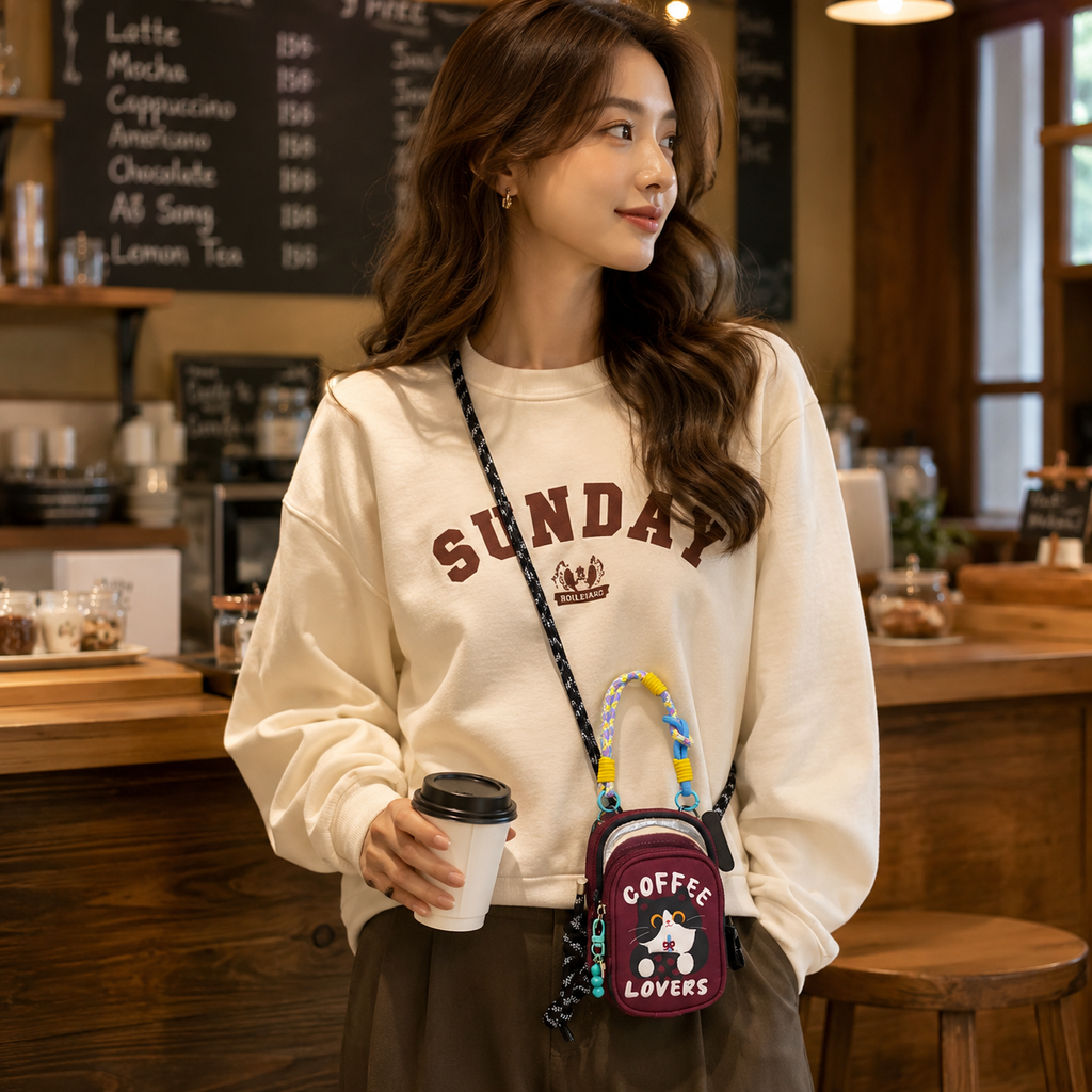 Kivoria Cartoon Mini Phone Bag for Women | Asverra