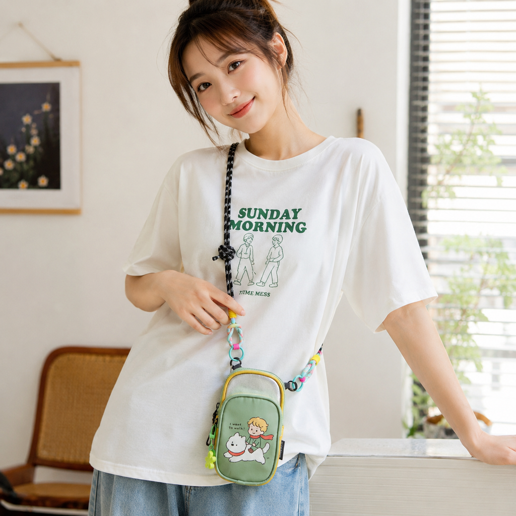 Kivoria Cartoon Mini Phone Bag for Women | Asverra