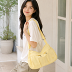 Fabria Ruched Shoulder Bag for Women | Asverra
