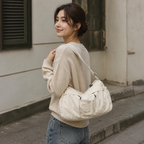 Fabria Ruched Shoulder Bag for Women | Asverra
