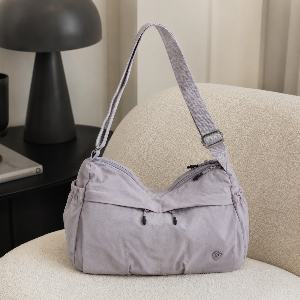 Fabria Ruched Shoulder Bag for Women | Asverra