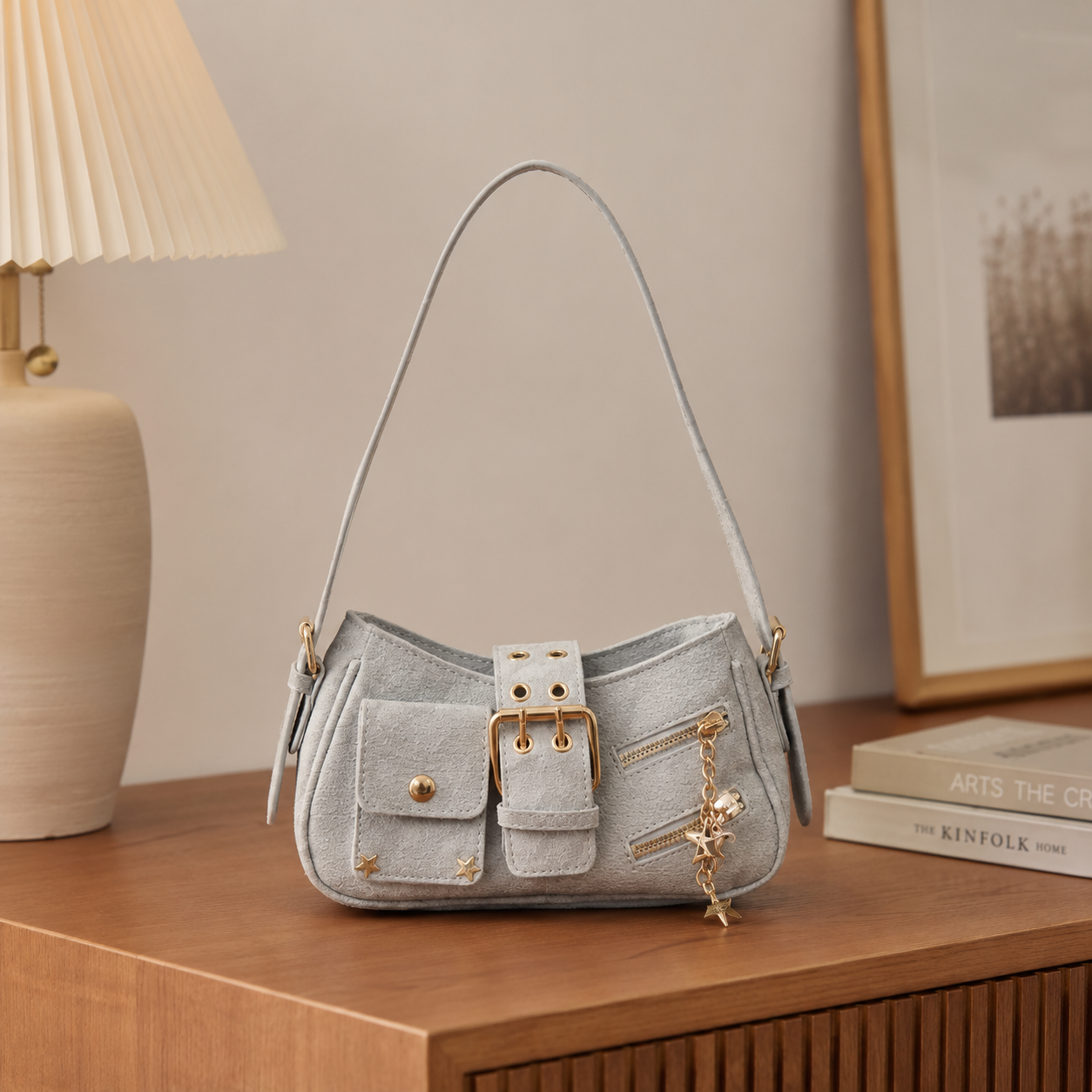 Bellara Star Pocket Shoulder Bag for Women | Asverra