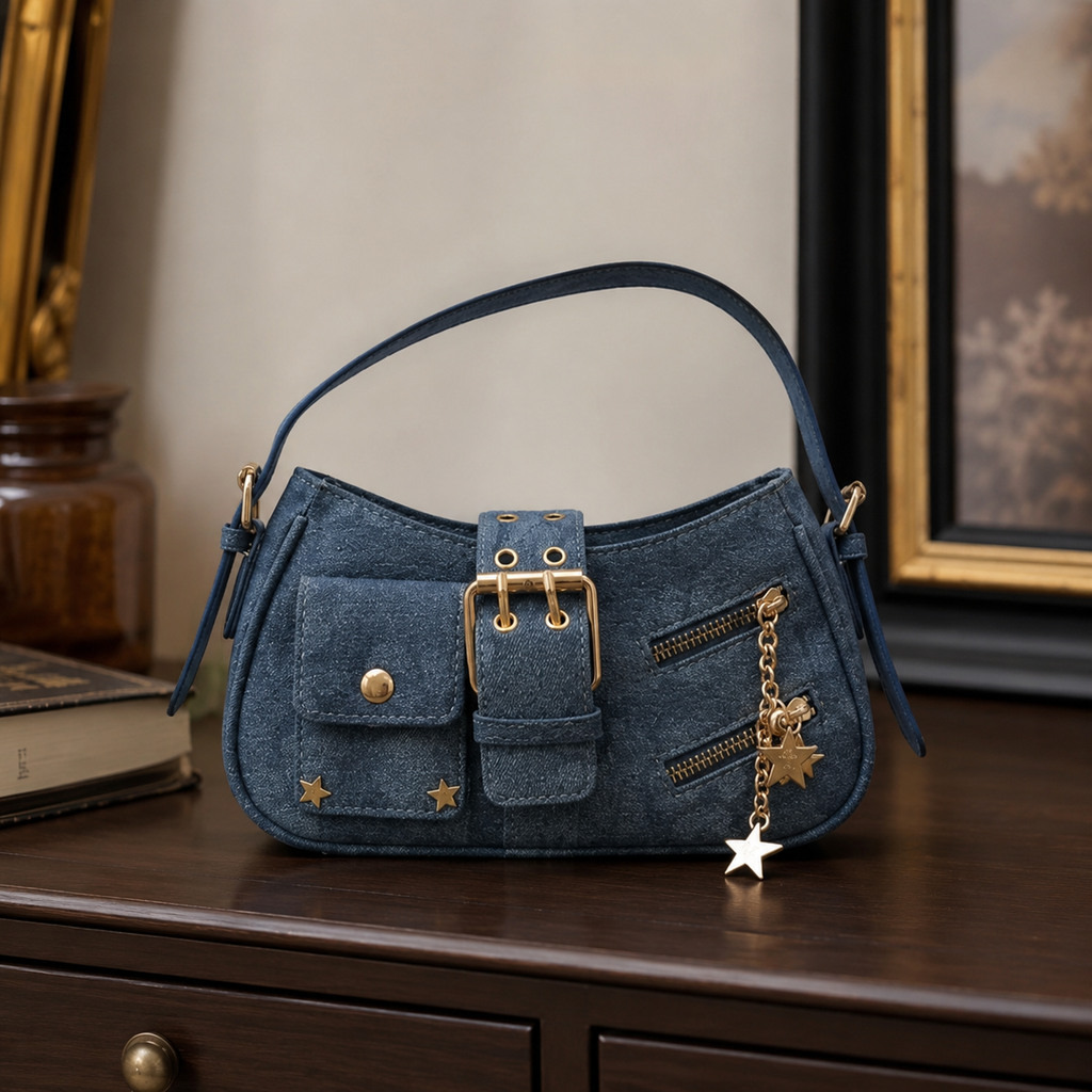 Bellara Star Pocket Shoulder Bag for Women | Asverra