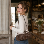 Elara Polka Dot Cloud Shoulder Bag for Women | Asverra
