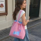 Zephyra Cat Patch Tote Bag for Women | Asverra