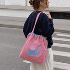 Zephyra Cat Patch Tote Bag for Women | Asverra