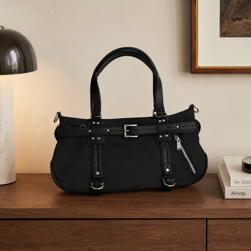 Ombrita Belted Shoulder Bag for Women | Asverra