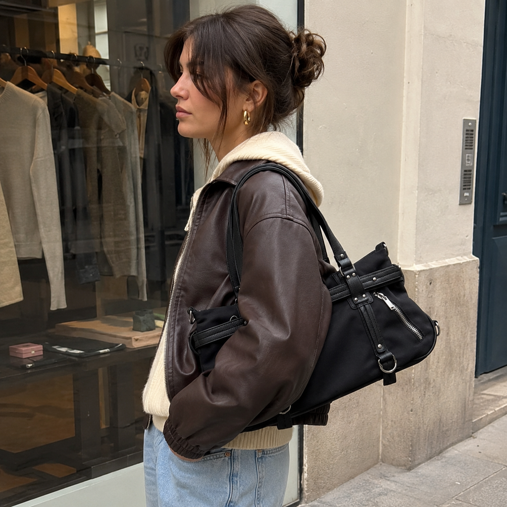 Ombrita Belted Shoulder Bag for Women | Asverra