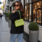 Petalune Lock Tote Bag for Women | Asverra
