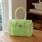 Petalune Lock Tote Bag for Women | Asverra