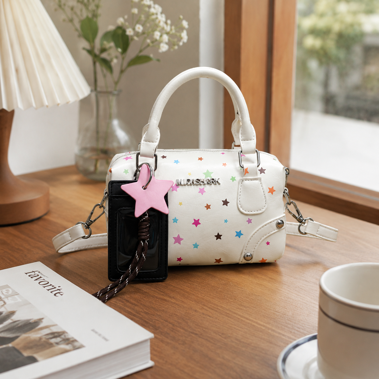 Sidera Star Print Mini Handbag for Women | Asverra
