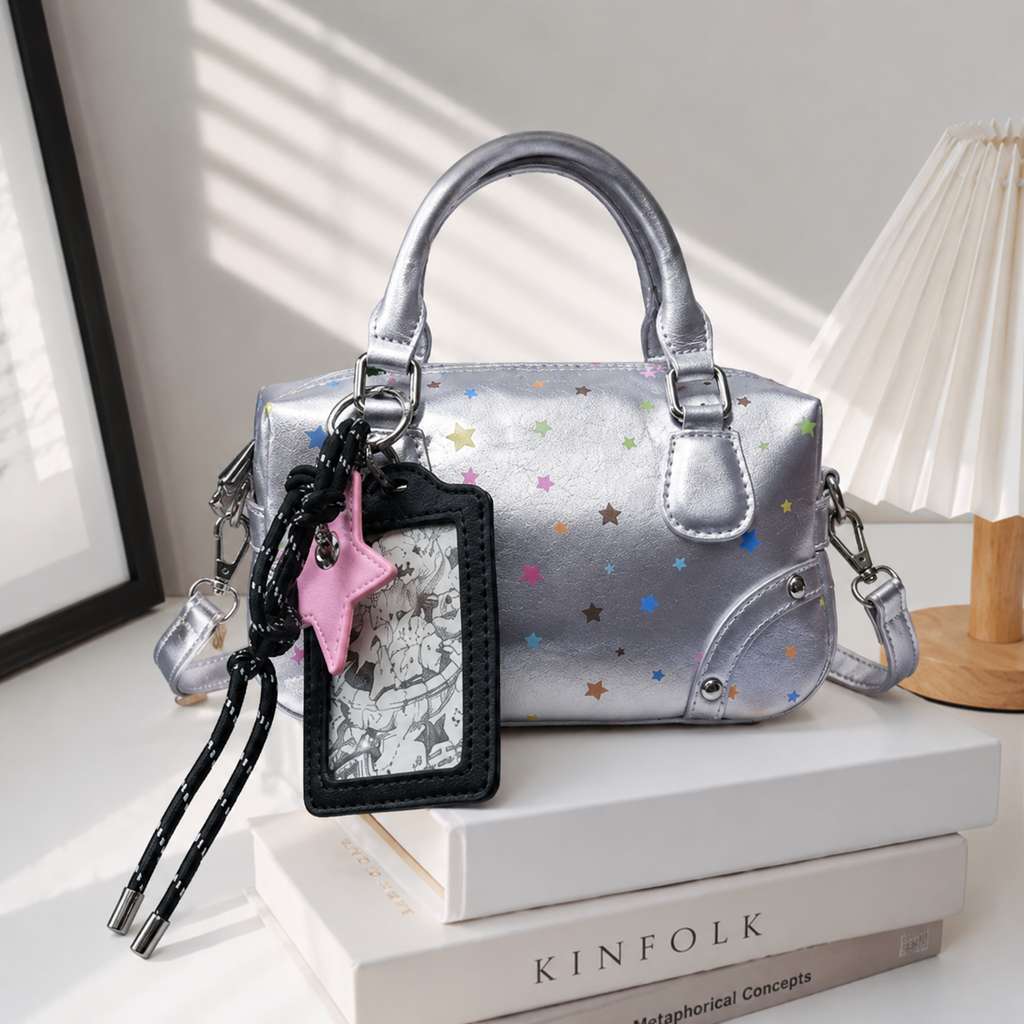 Sidera Star Print Mini Handbag for Women | Asverra