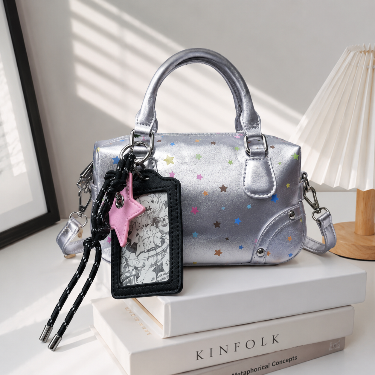 Sidera Star Print Mini Handbag for Women | Asverra
