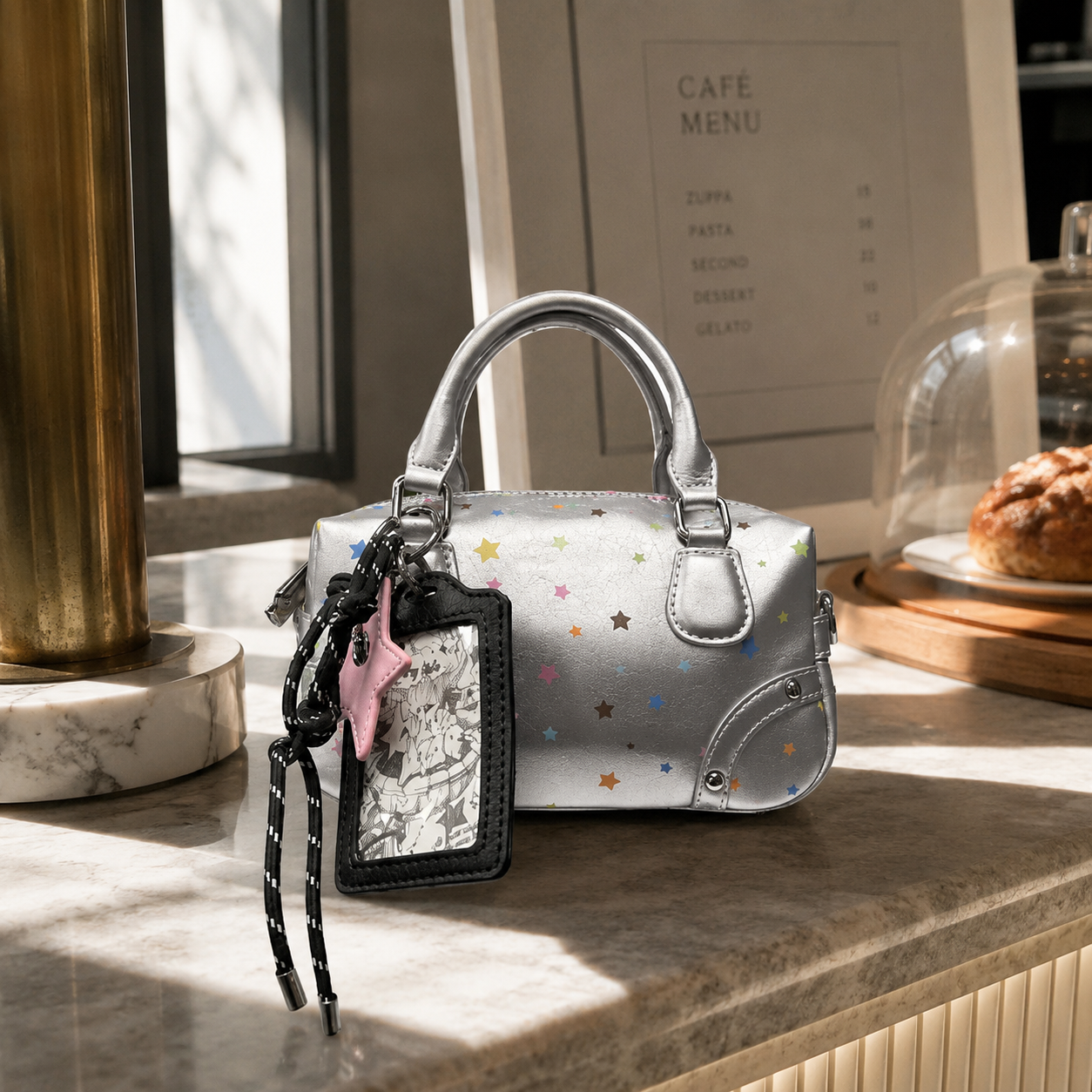 Sidera Star Print Mini Handbag for Women | Asverra