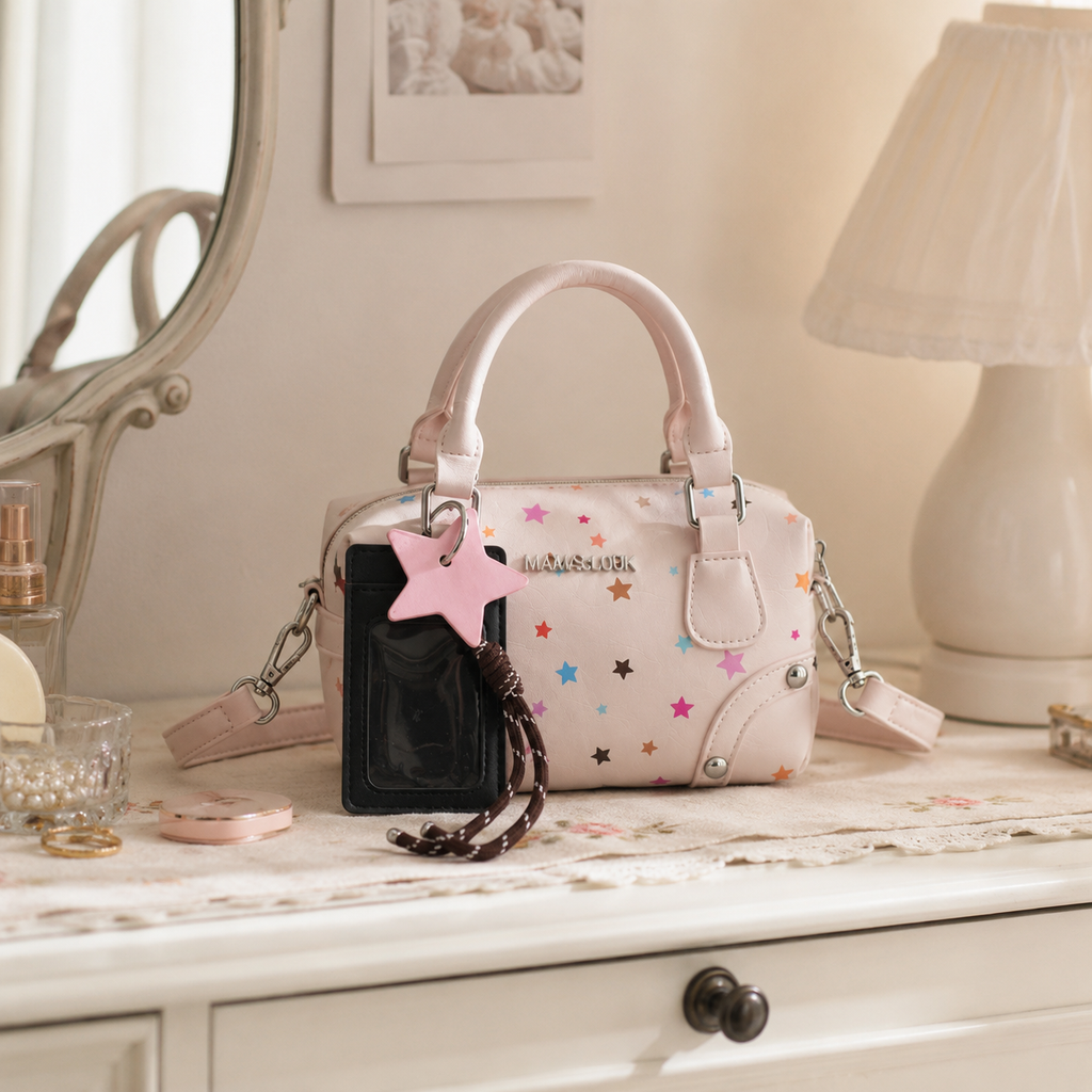 Sidera Star Print Mini Handbag for Women | Asverra