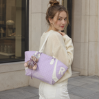 Lavitra Polka Dot Tote Bag for Women | Asverra