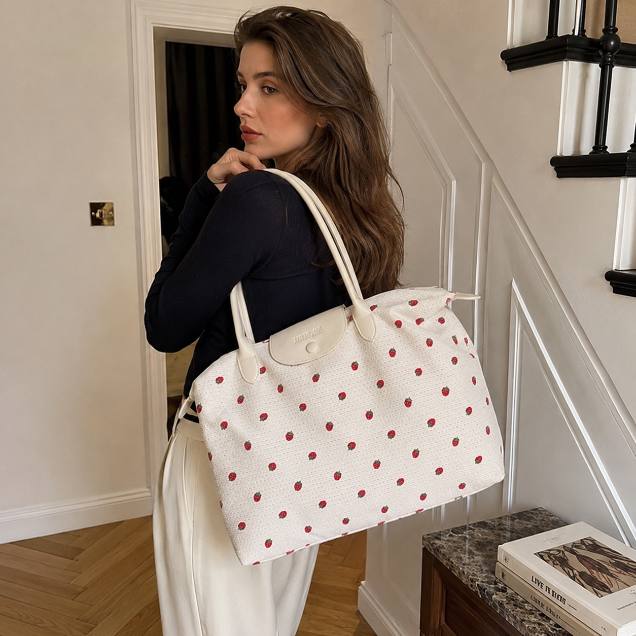 Fraiselle Strawberry Tote Bag Secondary image