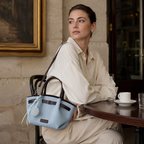 Dovela Contrast-Trim Mini Handbag for Women | Asverra