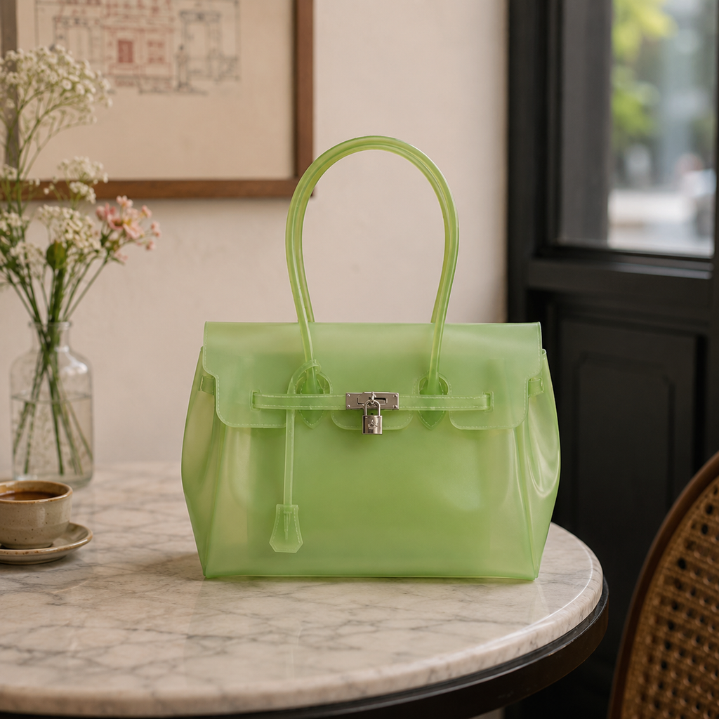 Petalune Lock Tote Bag for Women | Asverra