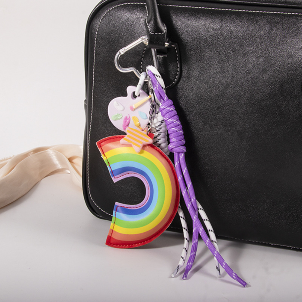 Asverra Rainbow Pop Bag Charm