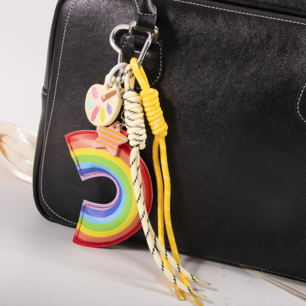 Asverra Rainbow Pop Bag Charm