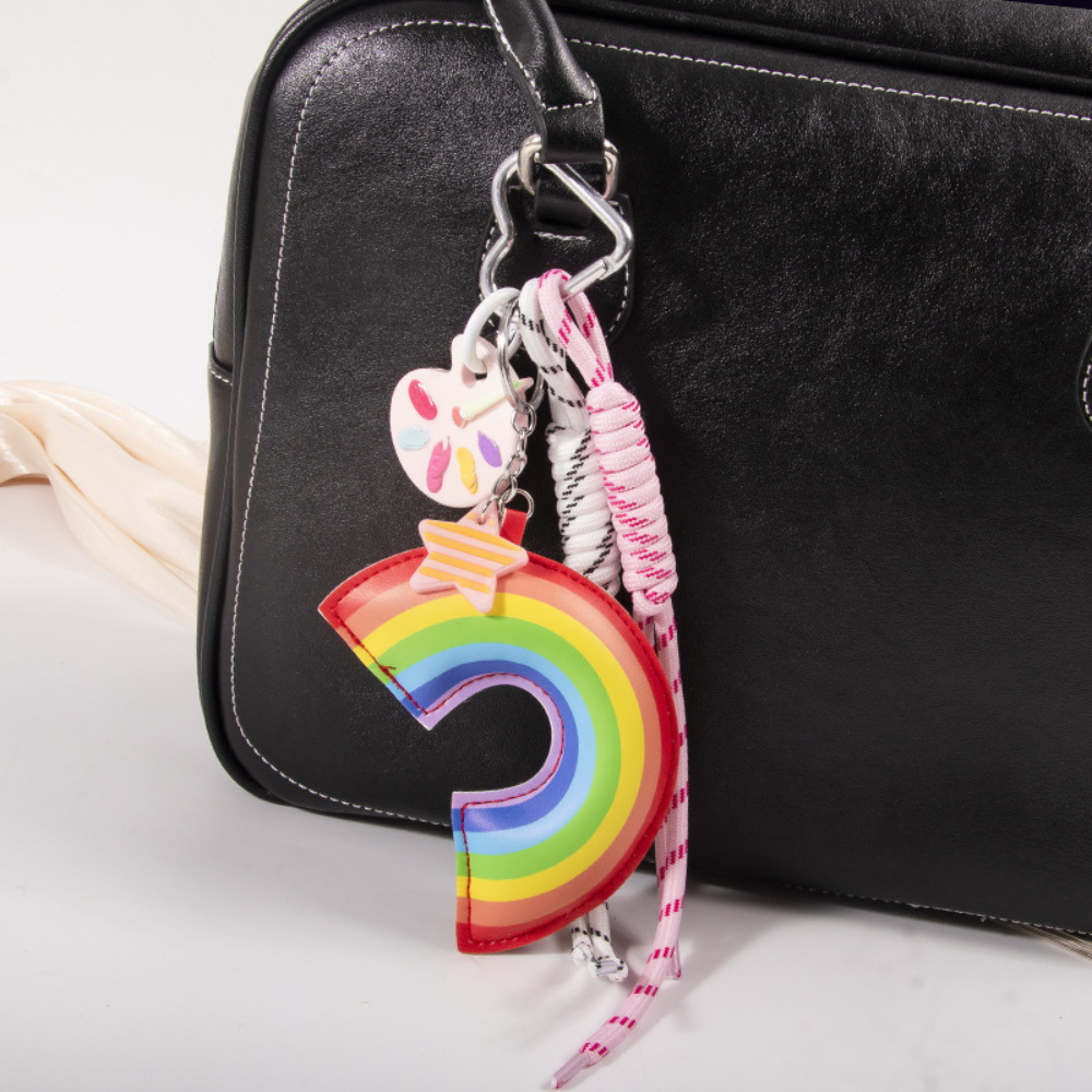 Asverra Rainbow Pop Bag Charm