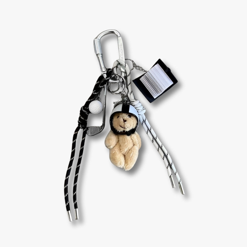 Asverra Teddy Rider Bag Charm