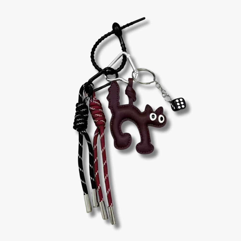 Asverra Shadow Cat Bag Charm