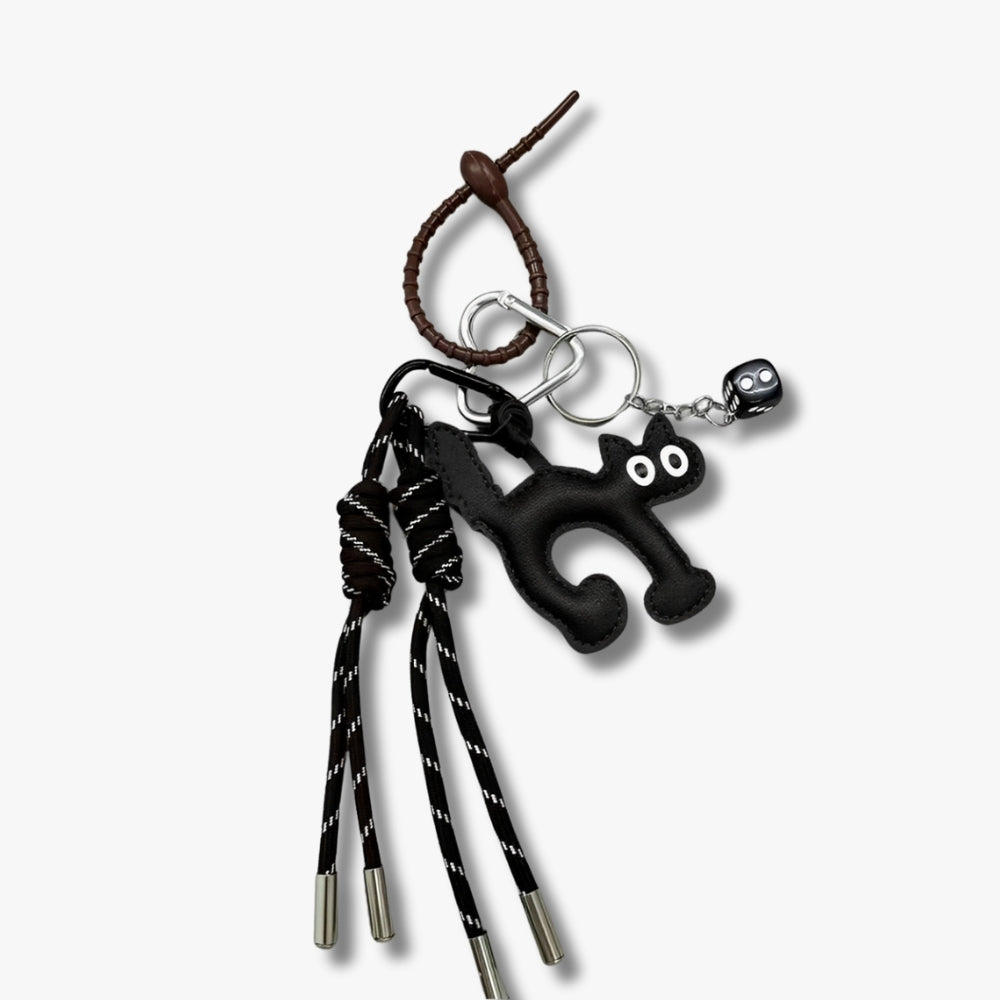 Asverra Shadow Cat Bag Charm