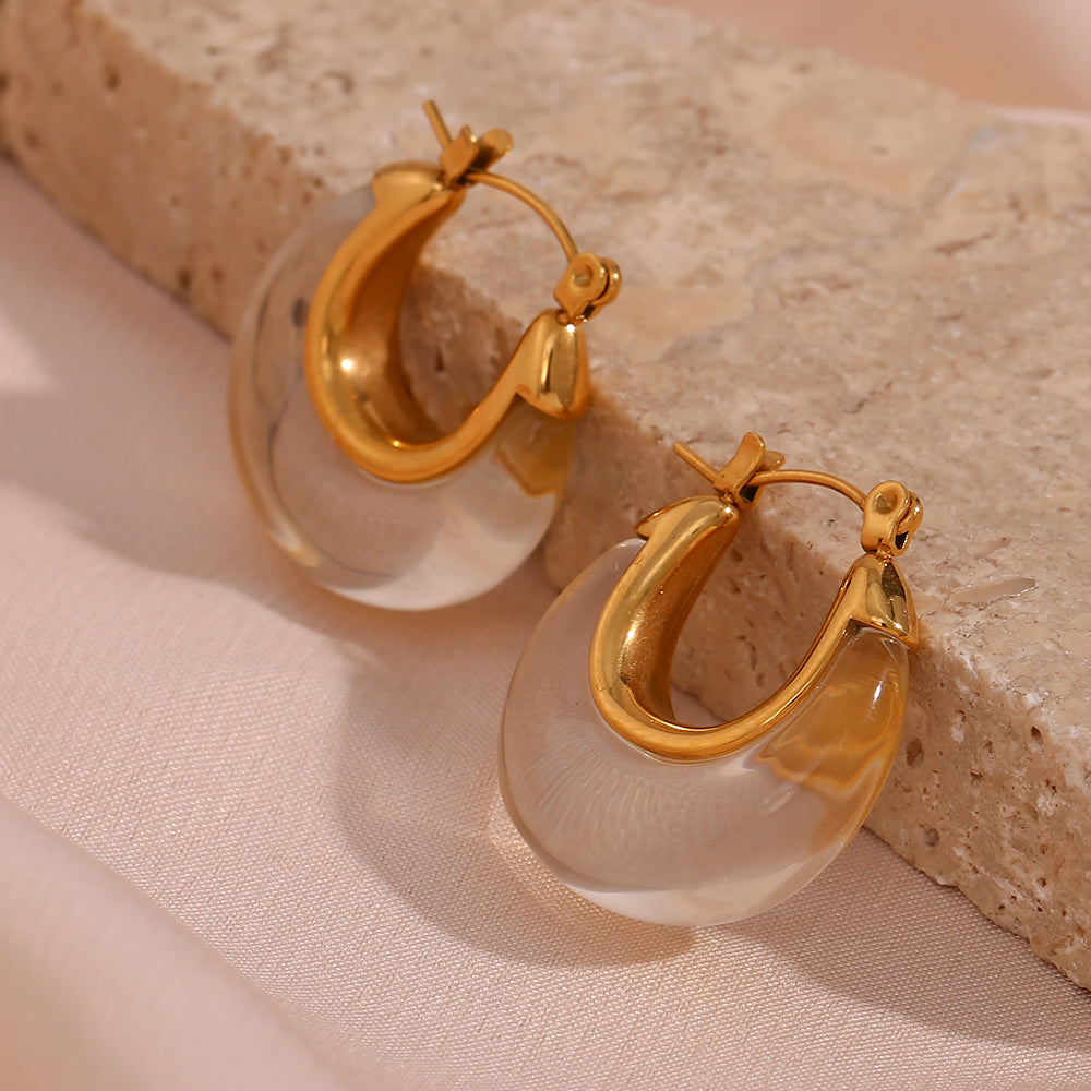 Asverra Cerchio Horseshoe Earrings