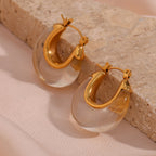 Asverra Cerchio Horseshoe Earrings