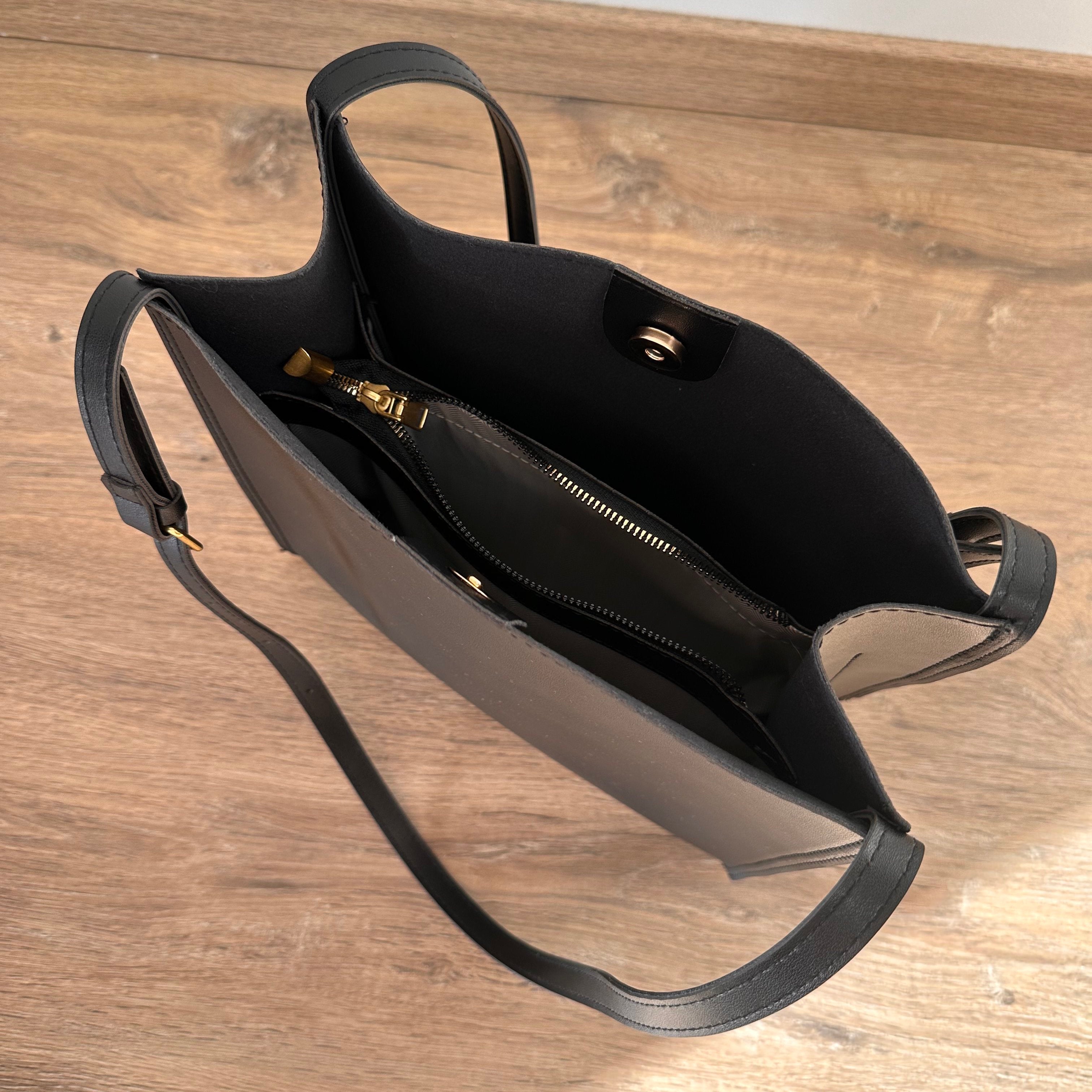 Riva Vegan Leather Tote Bag for Women | Asverra Secondary image