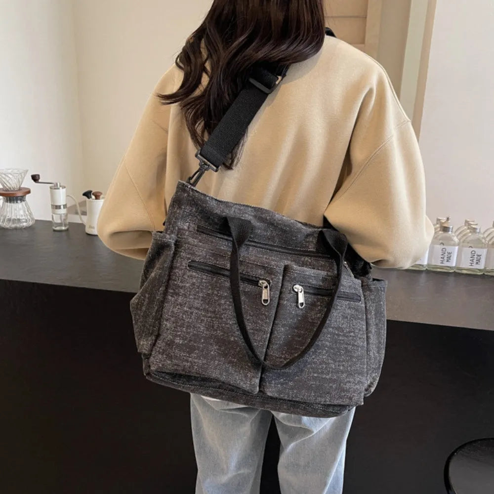 Asverra Kanna Two-Tone Canvas Bag