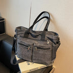 Asverra Kanna Two-Tone Canvas Bag