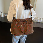 Asverra Kanna Berry Corduroy Bag