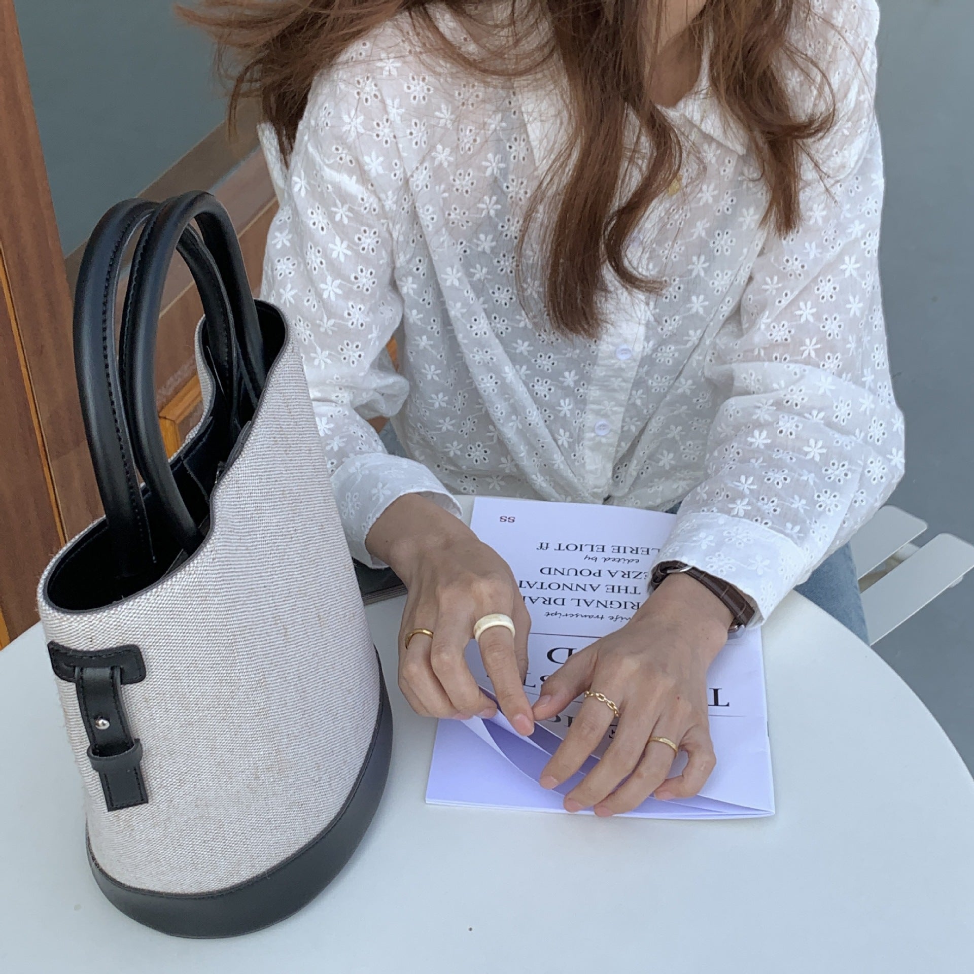 Asverra Serah Crossbody Bucket Bag