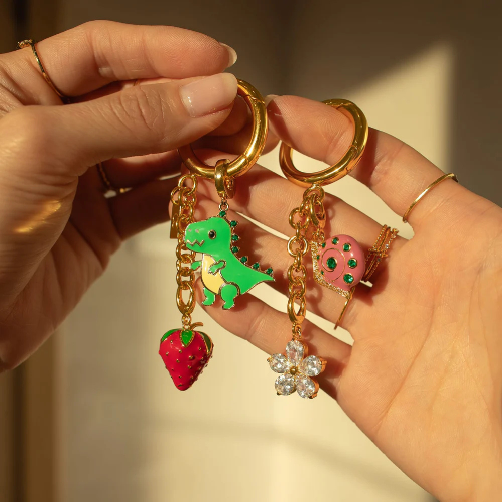 Asverra Dino Pop Bag Charm