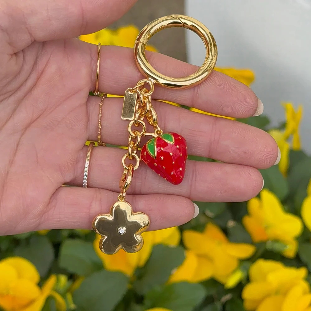 Asverra Strawberry Crush Bag Charm
