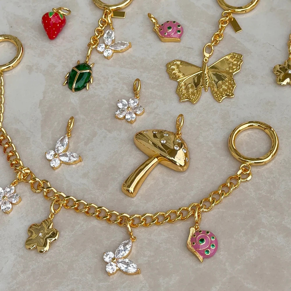 Asverra Golden Link Bag Chain