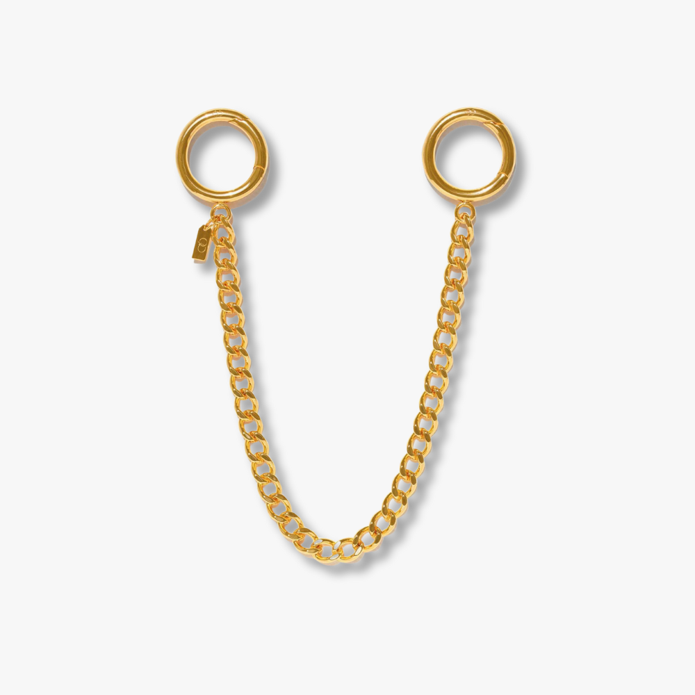 Asverra Golden Link Bag Chain