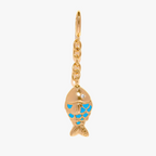 Asverra Blue Fish Bag Charm